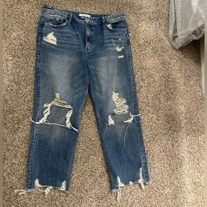 Flying Monkey Distressed Blue Jeans - Sz 32